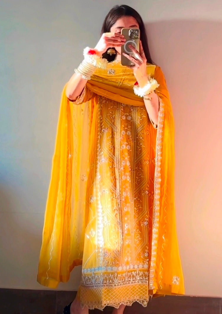 Yellow 3pc Suit