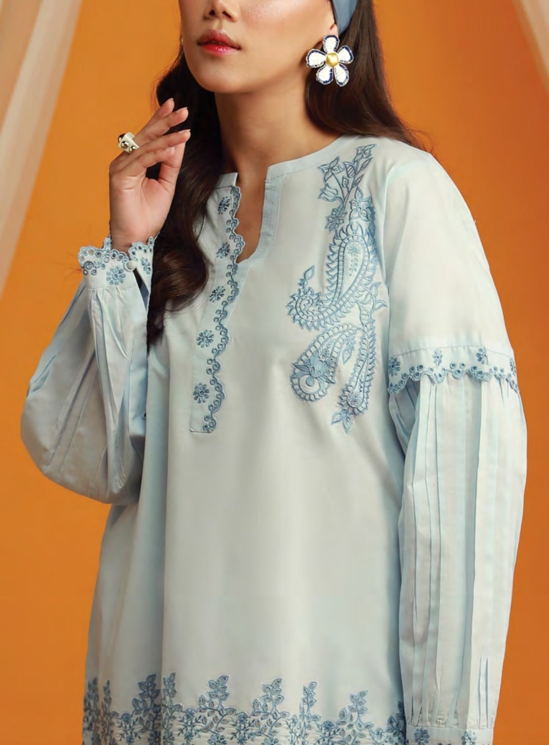 Blue Cotton Shirt