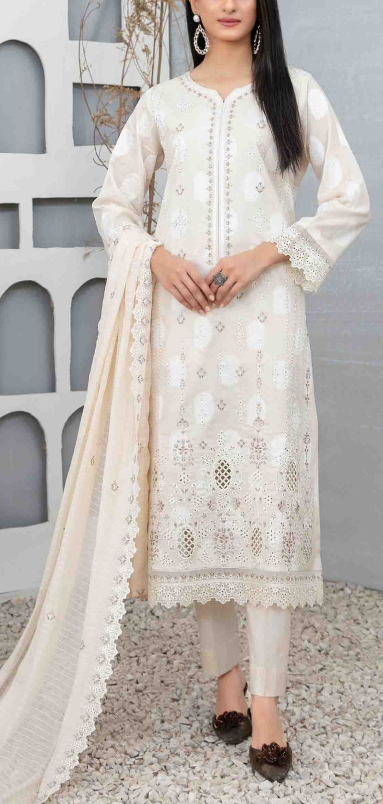 Light Beige 3pc Suit