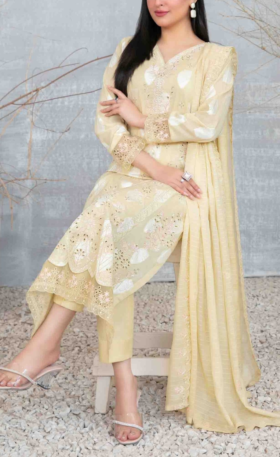 Yellow 3pc Suit