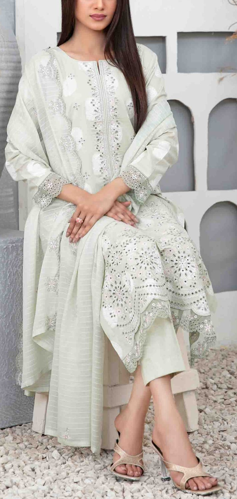 Green 3pc Suit