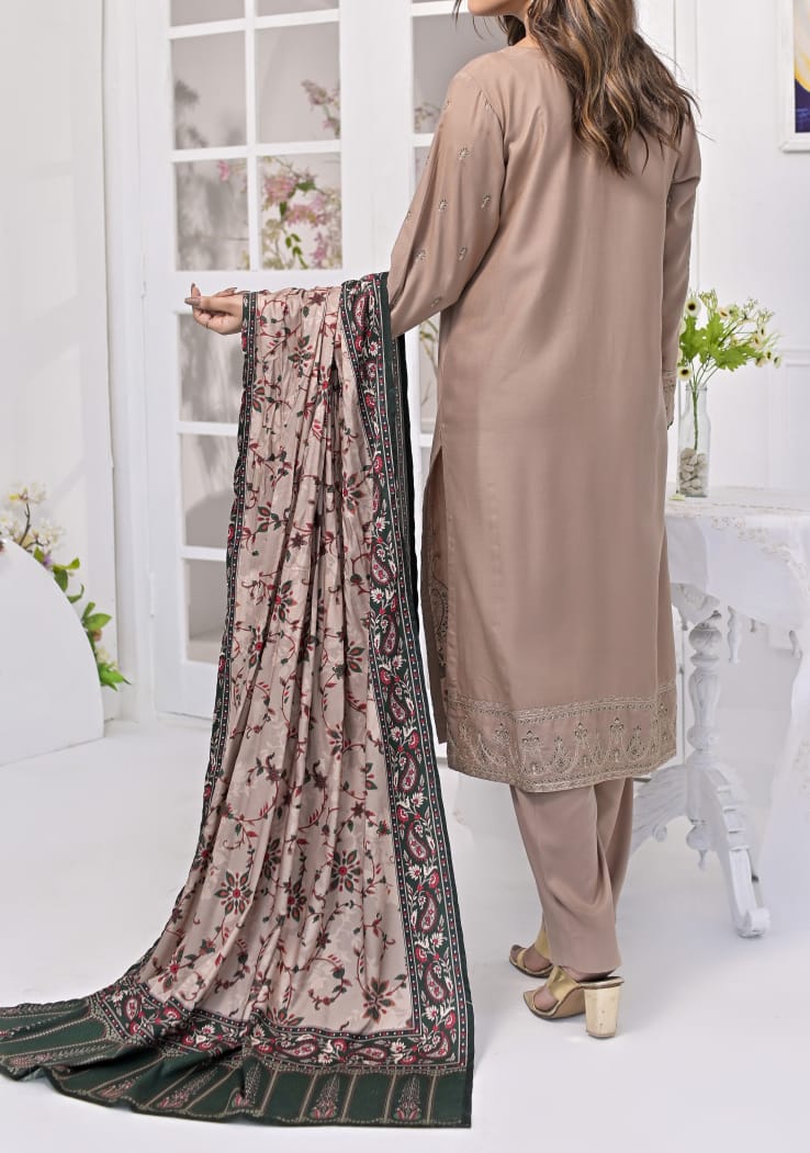 Beige Linen 3pc Linen Suit