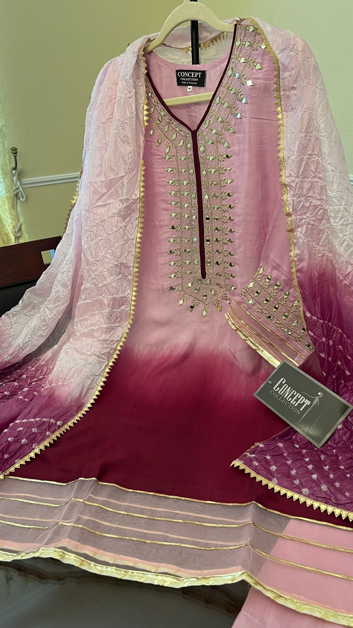 Light Maroon 3pc Suit