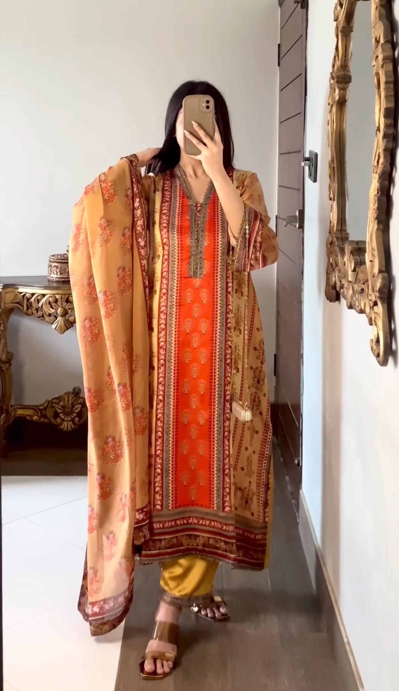 3pc Gold Suit