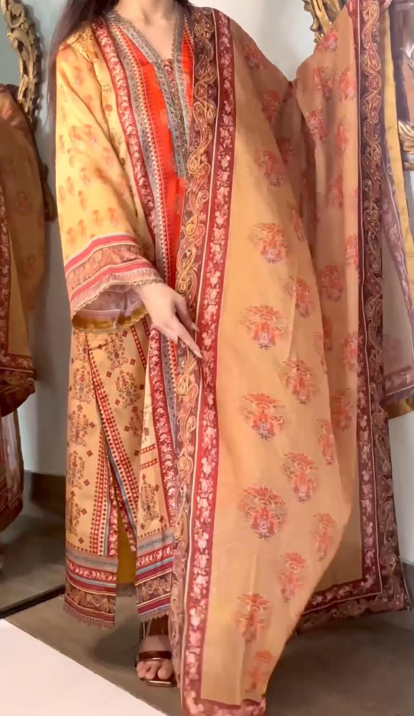 3pc Gold Suit