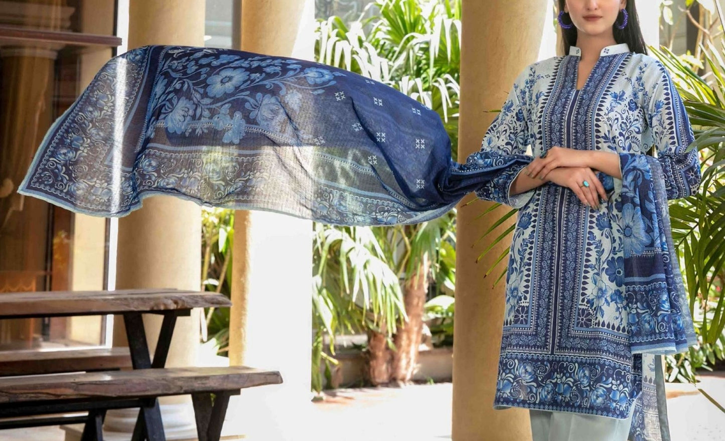 Royal 3pc Lawn Suit