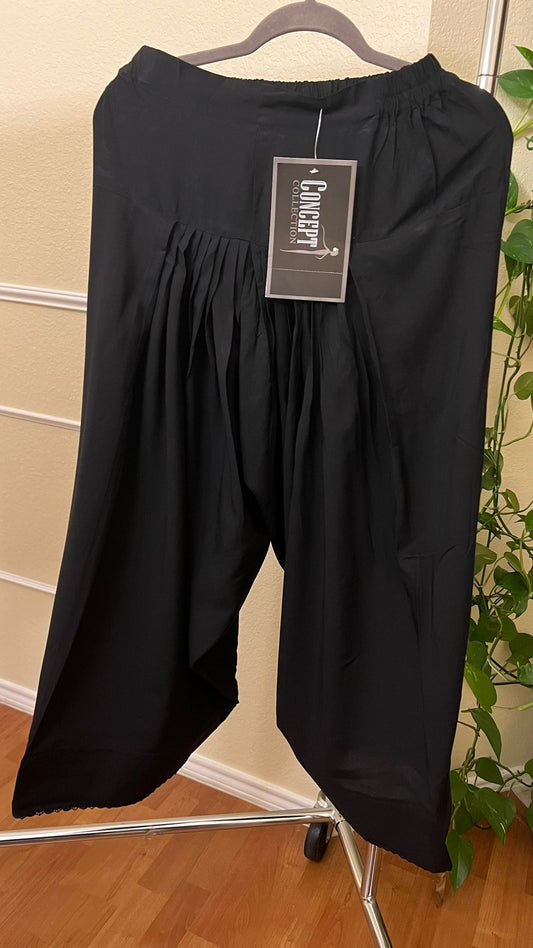 Black Linen Farshi Shalwar