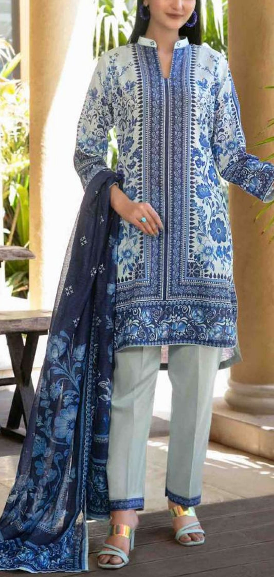 Royal 3pc Lawn Suit